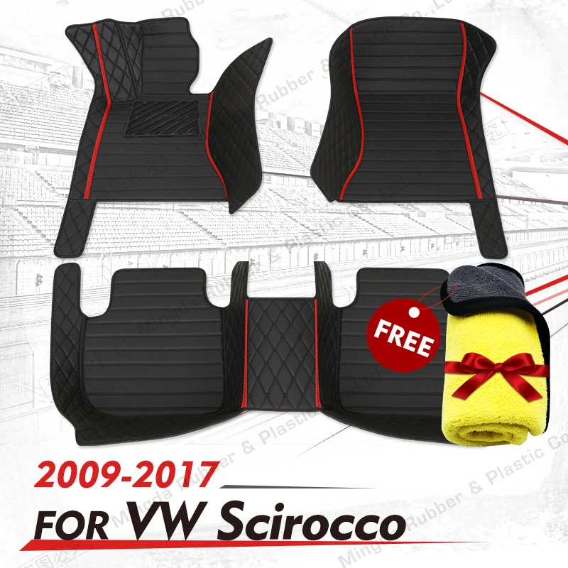 

Автомобильные коврики на заказ для Volkswagen VW Scirocco 2009 2010 2011 2012 2013 2014 2016 2017, автомобильные подставки для ног
