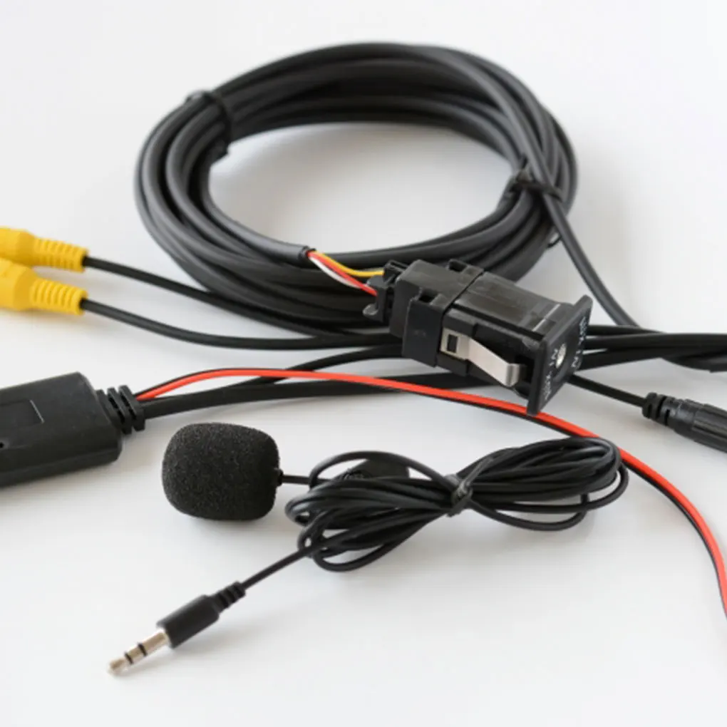 

Автомобильный беспроводной Кабель-адаптер Музыкальный Аудио Микрофон кабели для звонков умные аксессуары