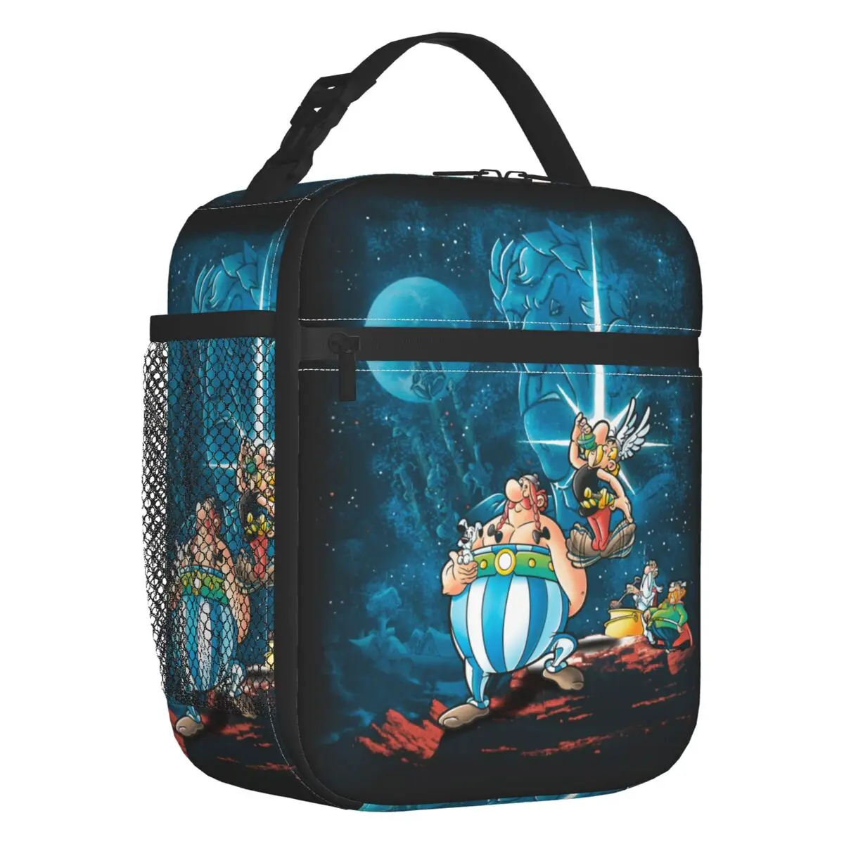

Gaul Wars Resuable Lunch Boxes Women Multifunction Asterix And Obelix Cooler Thermal Food Insulated Lunch Bag Office Work