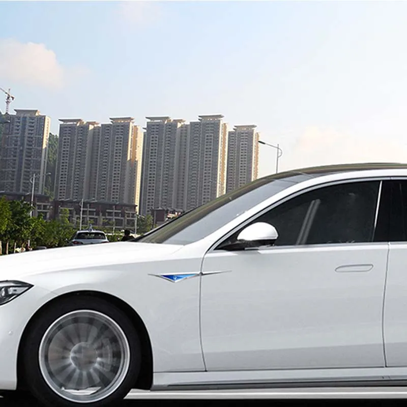 2 шт./металлическая наклейка для кузова автомобиля боковое лезвие крыла значок Fiat