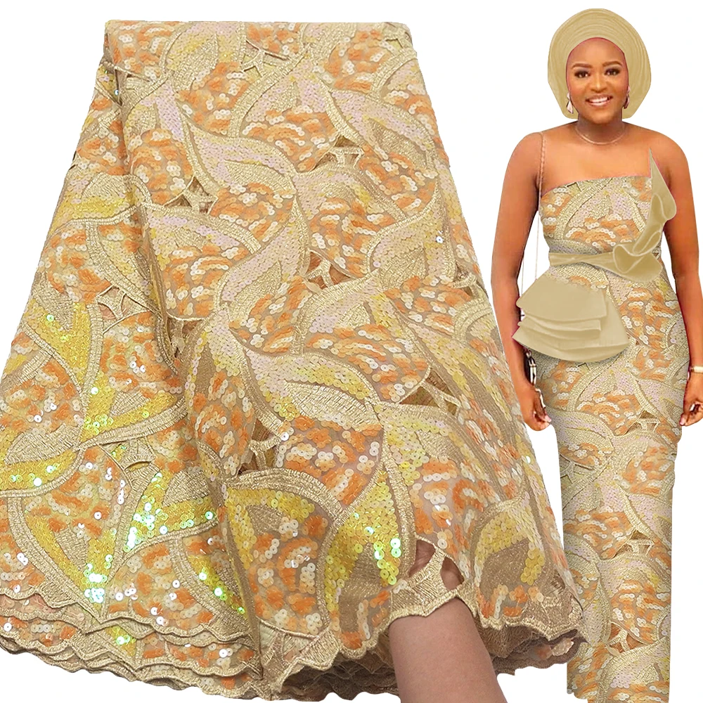 Купить Bestway модная африканская кружевная ткань ручной работы 5 ярдов 2022 Высококачественная нигеривечерние няя вышивка блестками французская Тюле... Продажа Bestway модная африканская кружевная ткань ручной работы 5 ярдов 2022 Высококачественная нигеривечерние няя вышивка блестками французская Тюле...