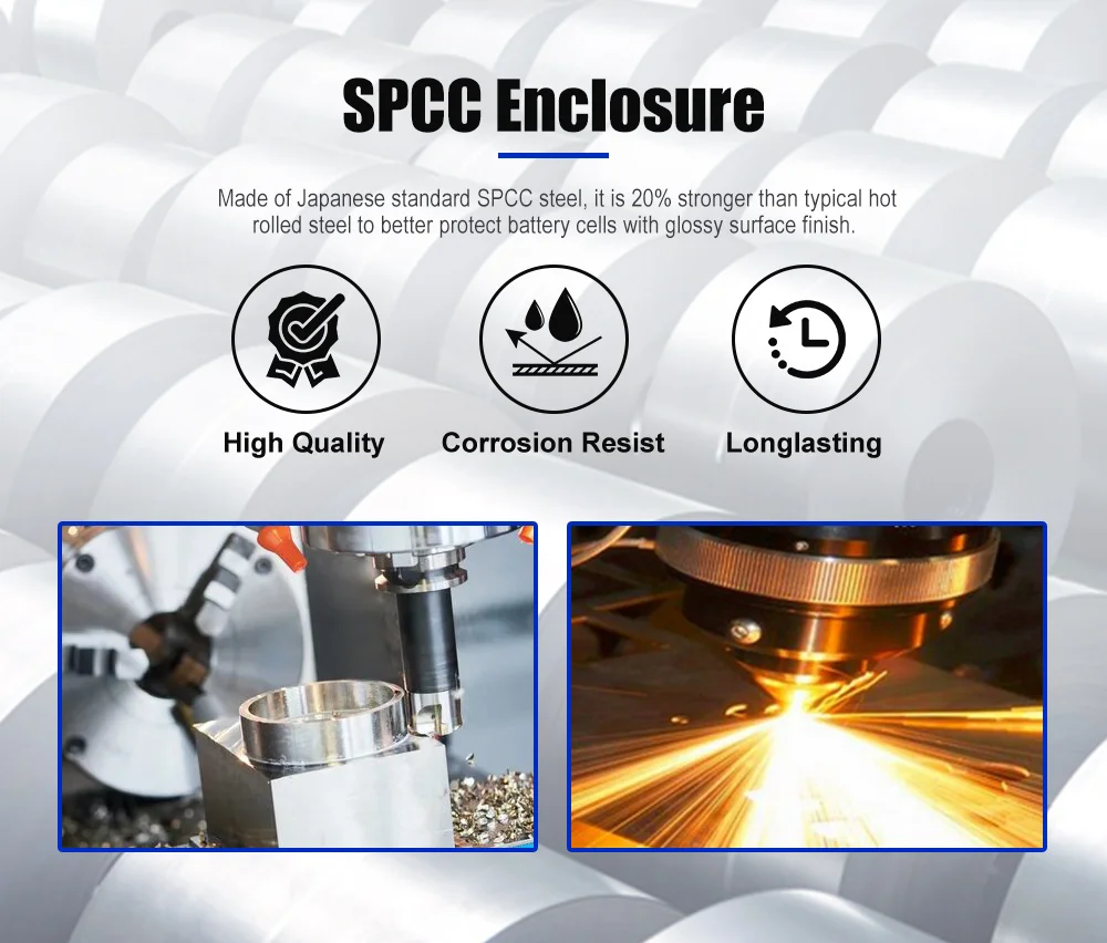 Ультратонкая литиевая батарея глубокого цикла 5 см 12 В 100 Ач Slimline Lifepo4 литий-ионная