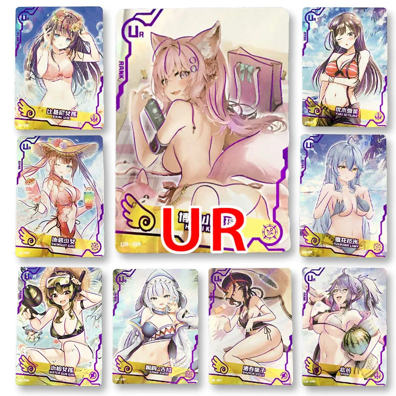 

New Original Anime Goddess Story Full Set Ur Yuki Setsuna Hatsune Miku Game Collection Card Kids Toy Birthday
