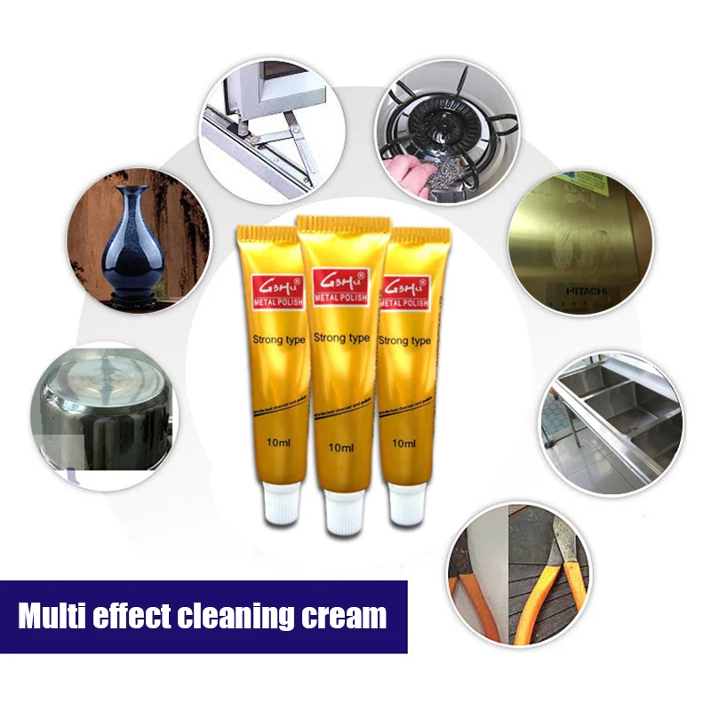 

Полировальная паста для металла, 10 мл, полностью Металлическая Полировальная паста для очистки серебра, меди, латуни, хрома, фарфора, ювелир...