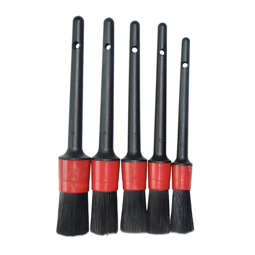 

5PCS Multi-Functional Car Detailing Brushes Set Car Wash Slit Brush Clean Seat Cleaning Brush Dashboard Air Outlet Wheel Brush