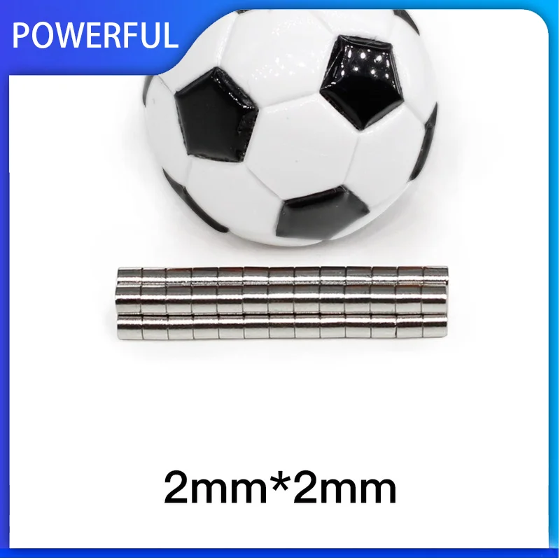

100~2000PCS 2x2mm Mini Small Magnets Round 2mm x 2mm Neodymium Magnet Disc Permanent Strong Magnet 2*2mm