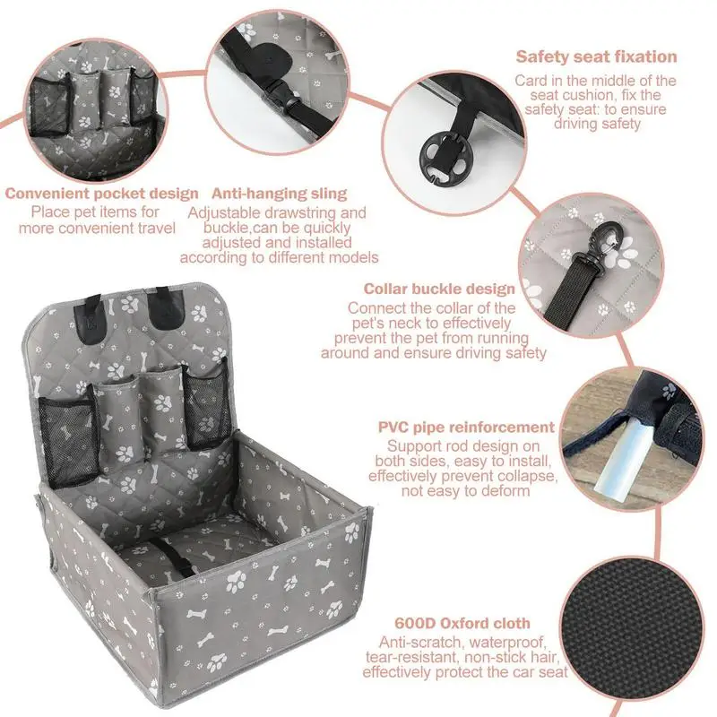 Переноска для собак чехол на автомобильное сиденье сумка кошек щенков