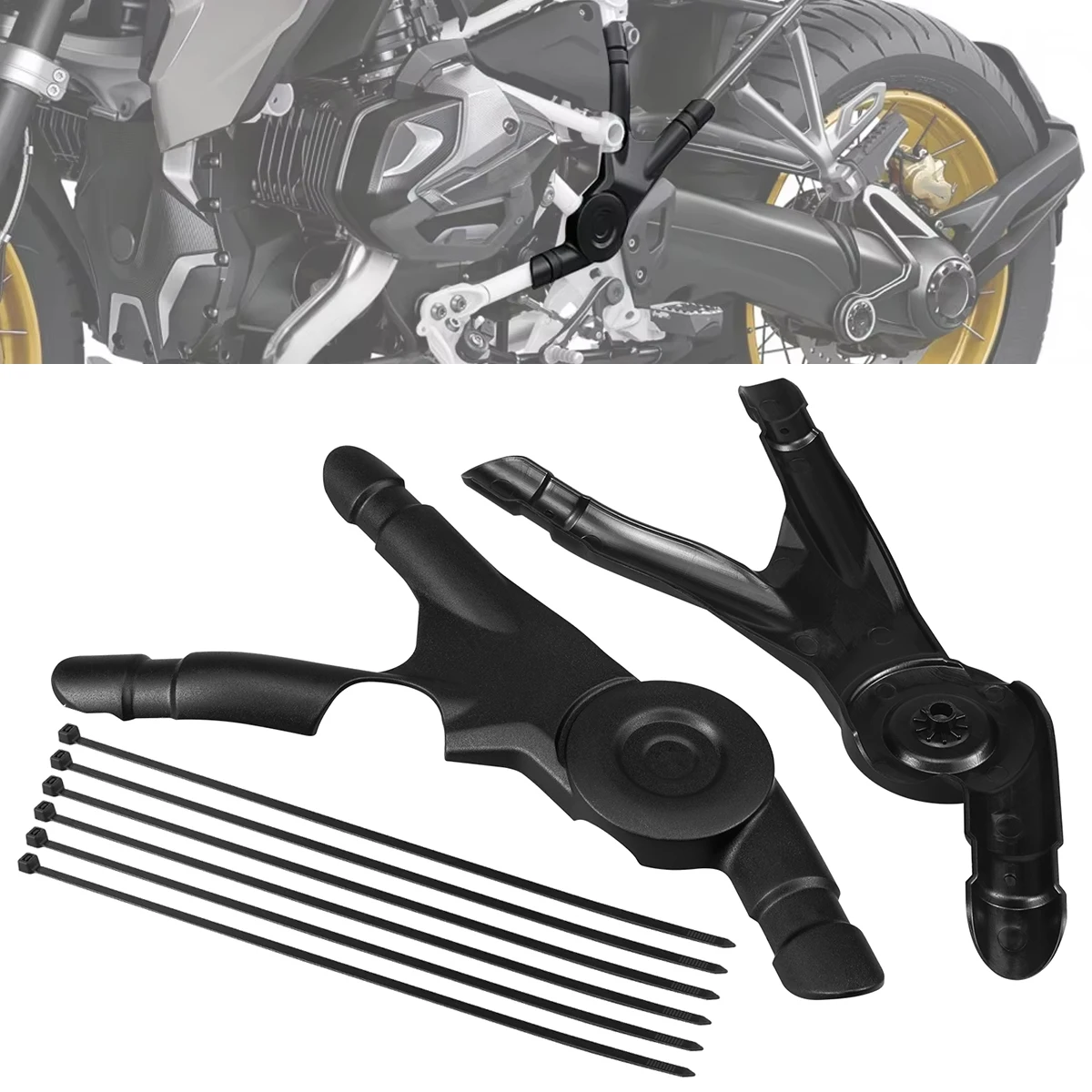 Фото Для BMW R1200 R1250 GS GSA R1200GS/Adventure Защитная крышка рамы Защитная крышка рамы для BMW R1250GS Adventure R1200GSA R1250GSA №1