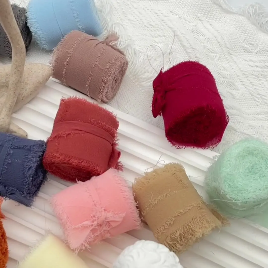 Raw Edge Cloth Ribbon
