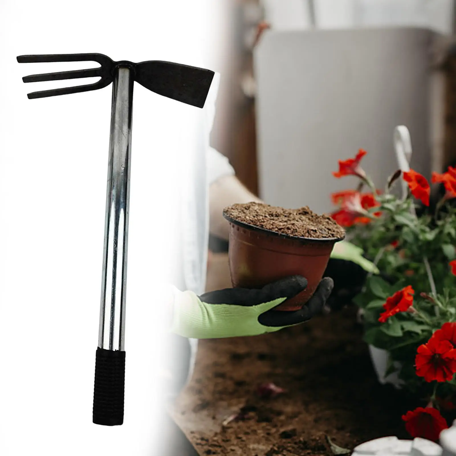 

Garden Hoe Wedding Gardening Garden Edger Weeder Handheld Hand Digger Cultivator for Lawn Vegetable Agricultural Planting Edging