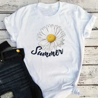 summer daisy in love chrysanthemum youth t shirt flower shirt gardening tshirt kids shirt 2022 women clothes tshirt women