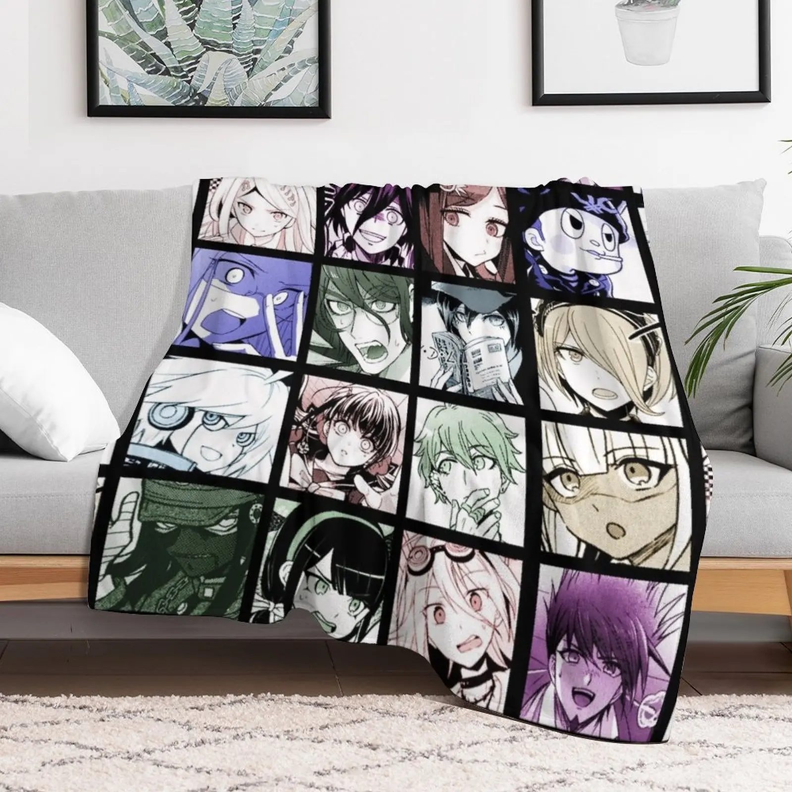 Коллекция DRV3 Manga (цветное) Плед Мягкие большие мягкие плед-одеяла