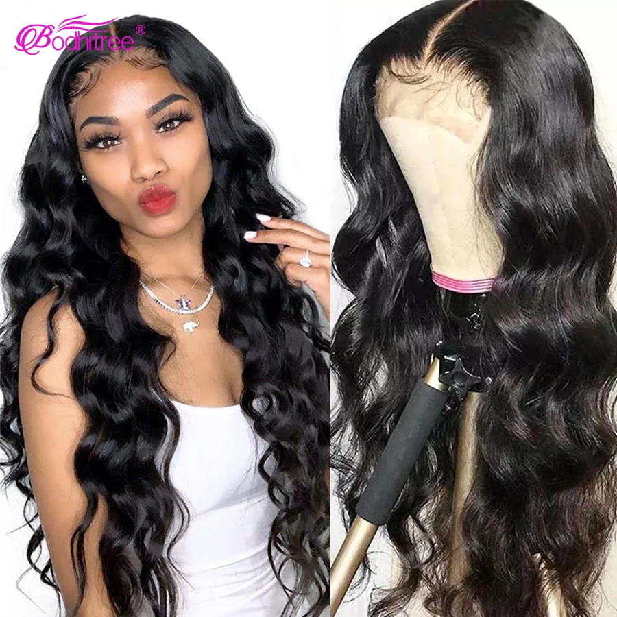 30 Inch Body Wave Wig 4X4 Closure Wig Human Hair Wigs For Black Women 250 Density Lace Wigs Brazilian Body Wave Human Hair Wig