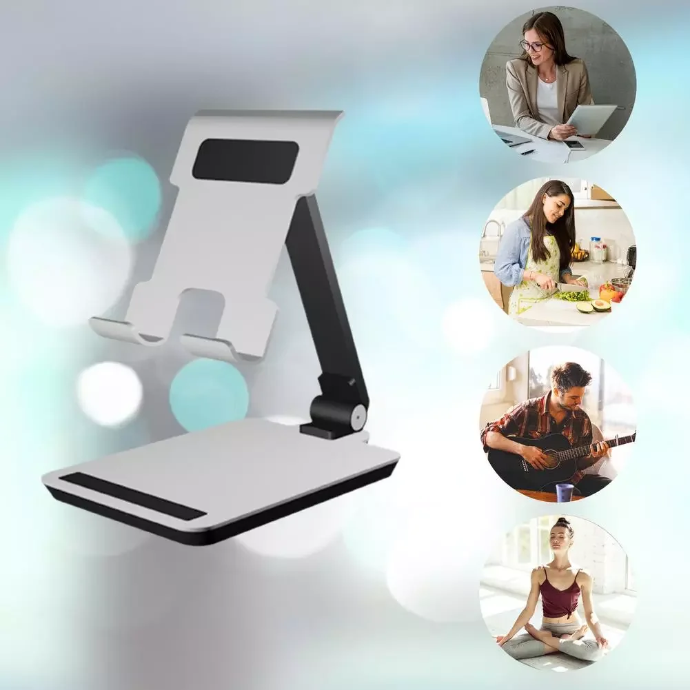 

NEW2023 Aluminum Alloy Foldable Desktop Tablet Holder Table Cell Extend Support Desk For Mobile Holder Stand For IphoneIpadXiao