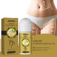 2pcs anti cellulite body slimming essential oil ginger lose weight massage oil burn fat reduce fat mass leg waist slim products