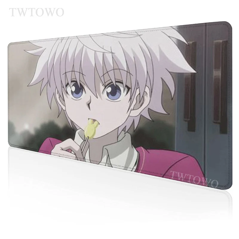

Killua Mouse Pad Gamer XL Home Custom New Computer Mousepad XXL MousePads Anti Slip Office Natural Rubber Computer Table Mat
