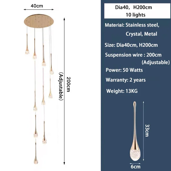 

Кристальная люстра Qyartistry