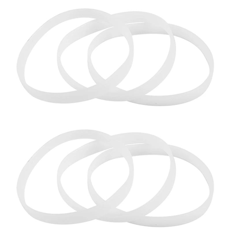 

6PCS Seal Rubber Seal Spare Seal Spare Part Compatible For Nutri Ninja 6/7 Fins Blade Blender Mixer (Ø 10Cm)