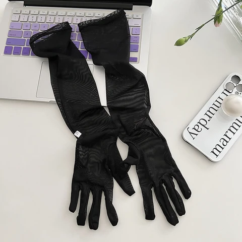 Женские эластичные сетчатые перчатки HVATILAW