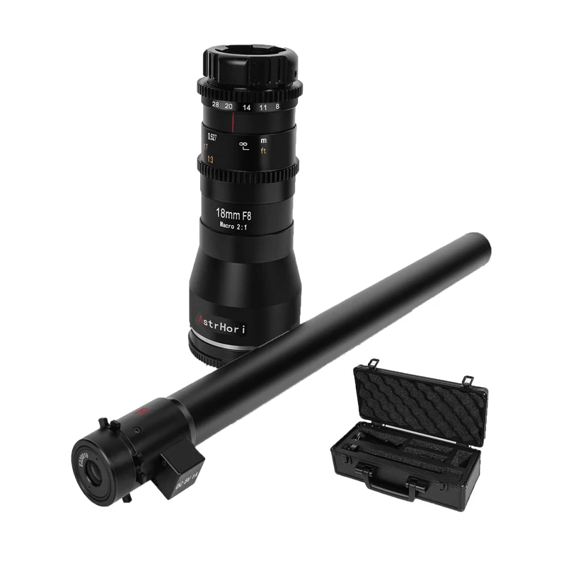AstrHori 18 мм F8 APS-C широкоугольный 2X макрообъектив с зондом встроенное кольцо для
