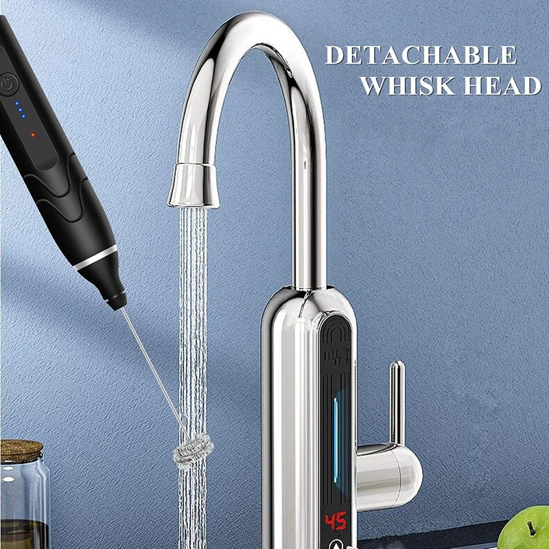 Ручной вспениватель молока перезаряжаемый через USB электрический пеногенератор