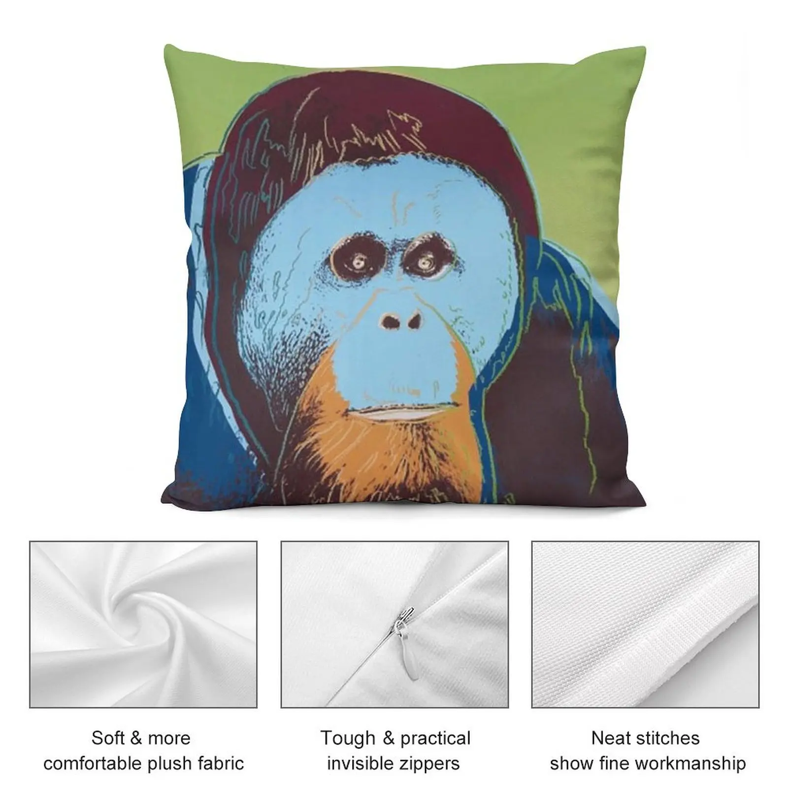 Наволочка orang0 от Энди Уорхол роскошная наволочка декоративная