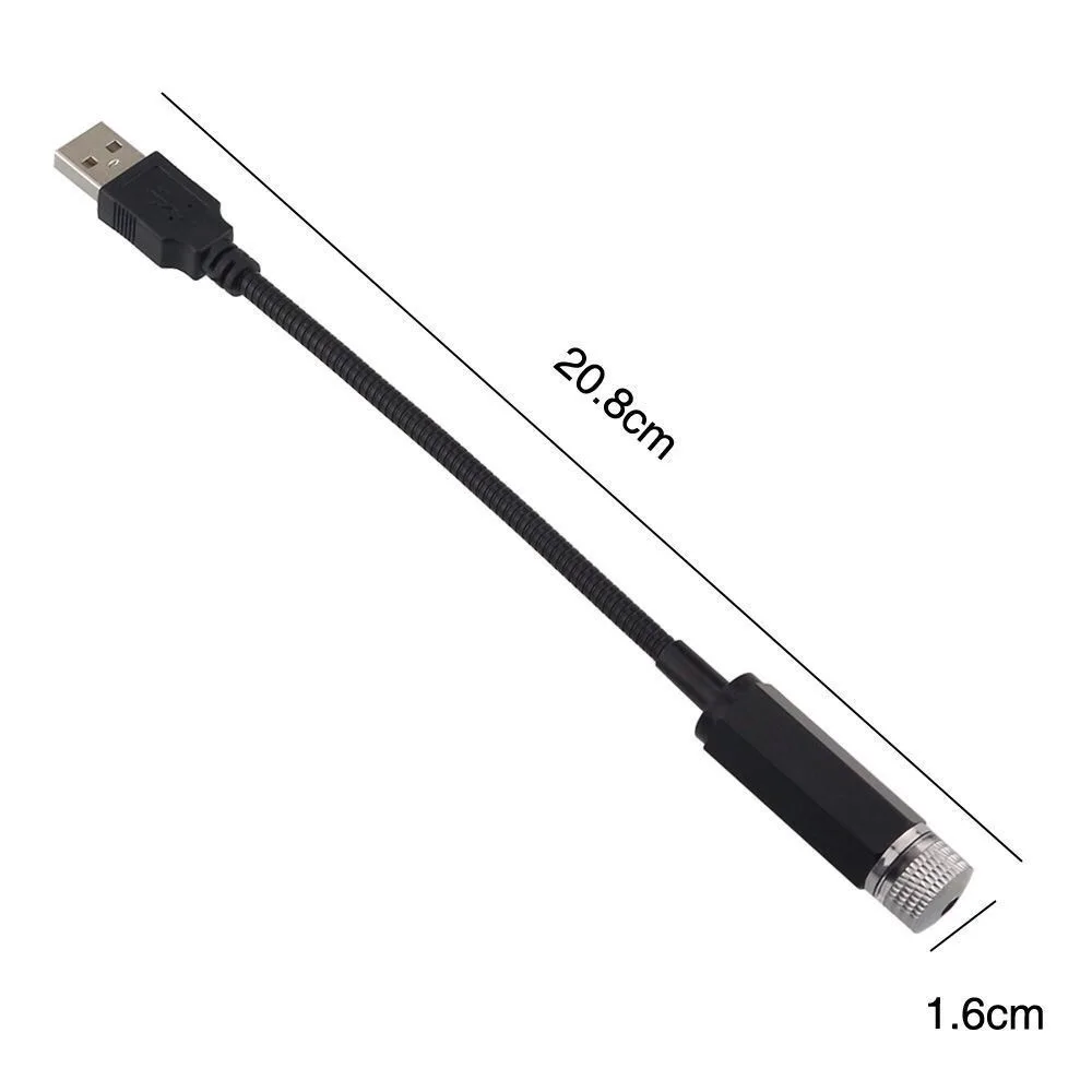 Yijinsky светодиодный автомобильный светильник на крышу Звездный Ночной с USB лазер