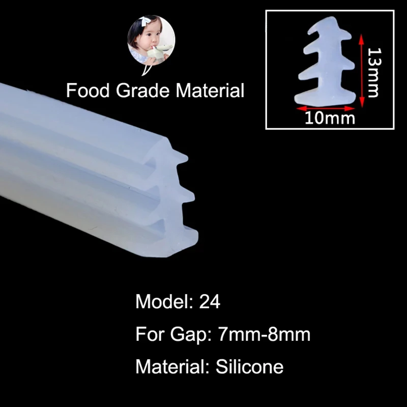 

1/3/5 метров Т-образная уплотнительная лента из алюминиевого сплава для дверей и окон, слот для карт, наполнитель зазора, фиксированная силиконовая резиновая пробка для стекла