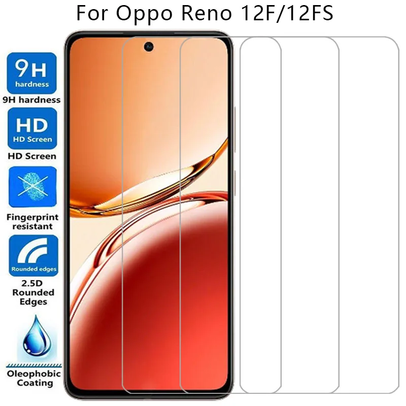 Защитная пленка для экрана oppo reno 12f 12fs защитное закаленное стекло на reno12 12 f fs f12