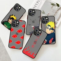 naruto matte case for apple iphone 13 11 pro 12 7 xr x xs max 8 6 6s plus se 2022 hard phone cover