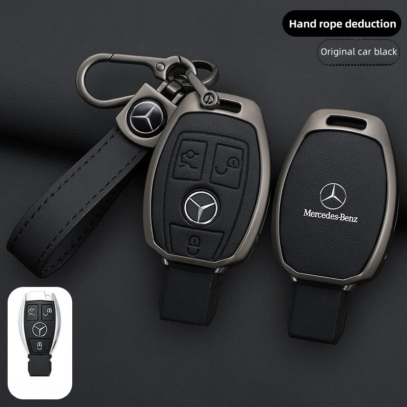 

Чехол для автомобильного ключа из сплава, брелок для Mercedes Benz A B C E G Class C200 C300 E350 W205 E260L GLK A45 AMG BGA, аксессуары