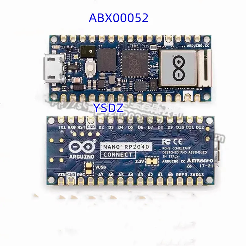 Двухъядерная макетная плата Arduino Nano RP2040 Connect ABX00052 133 МГц