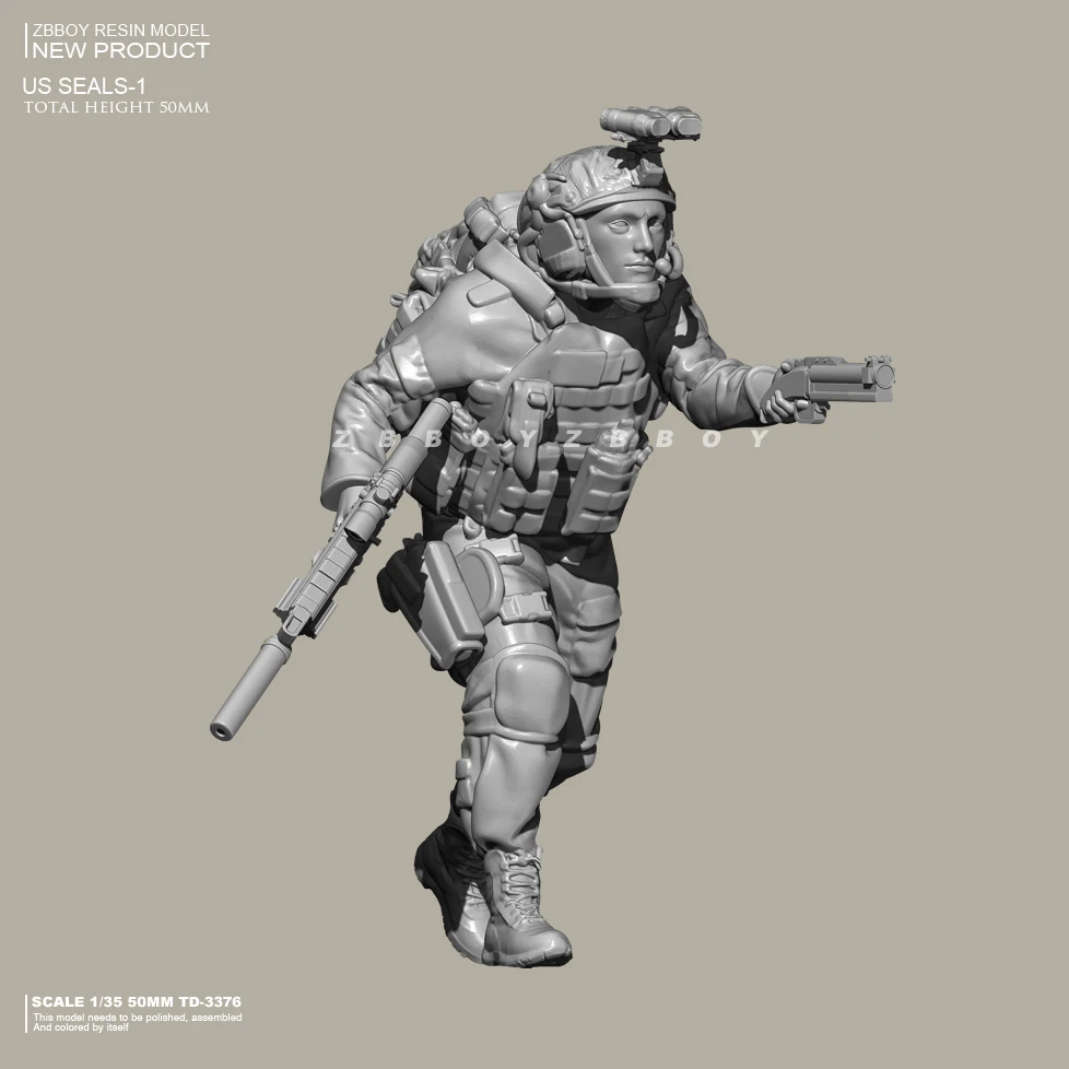 

1/35 Resin model kits figure colorless and self-assembled TD-3376