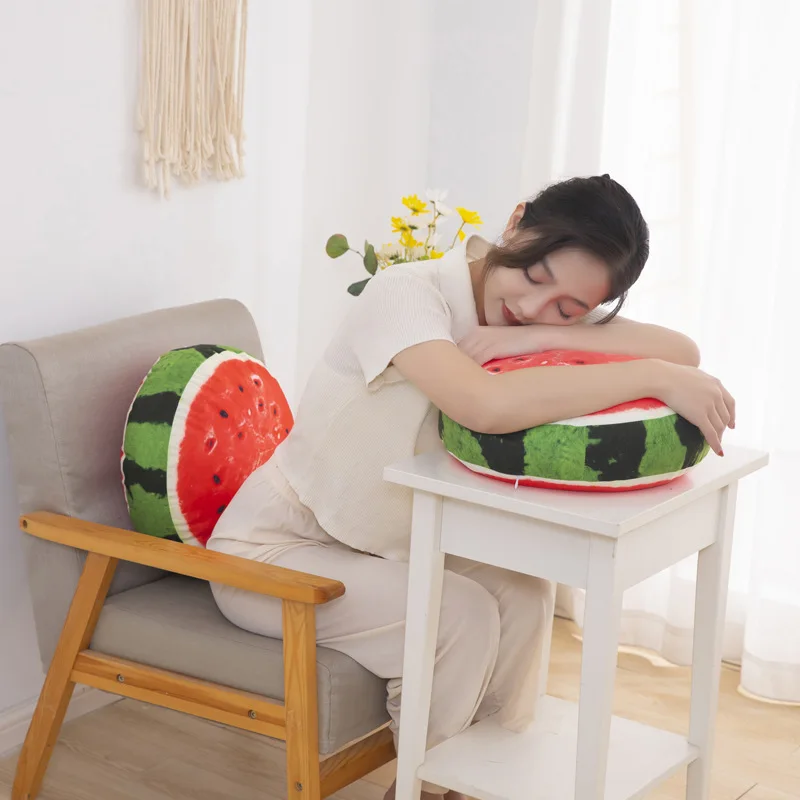 

Cartoon Round Fruit Cushions Pillows Hugs Toys Home Decor On Office Sofa Chair Seat Dakimakura Friends Tv Show Decorative Sleep