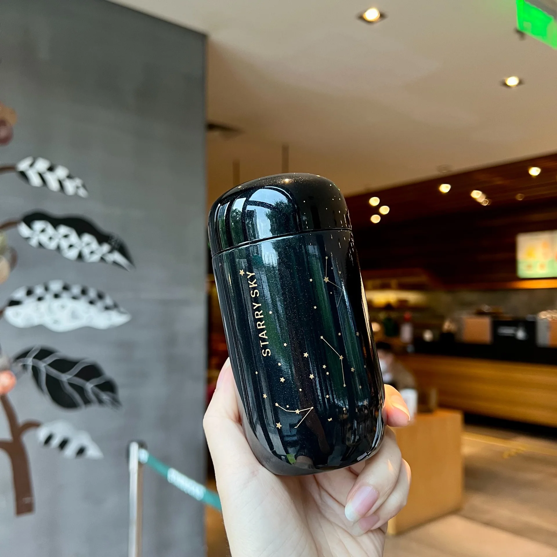 

Мини-термос 200 мл нержавеющая сталь звездное небо