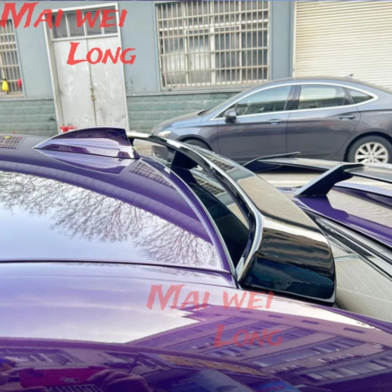 Глянцевый черный спойлер на крышку багажника автомобиля крыло заднего окна