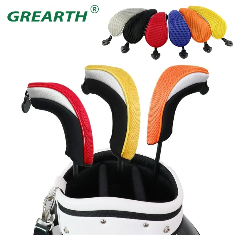 

Premium Mesh Golf Club Head Cover Hybrid Utility Headcover Replacement Protector Case with Interchangeable Number Tag