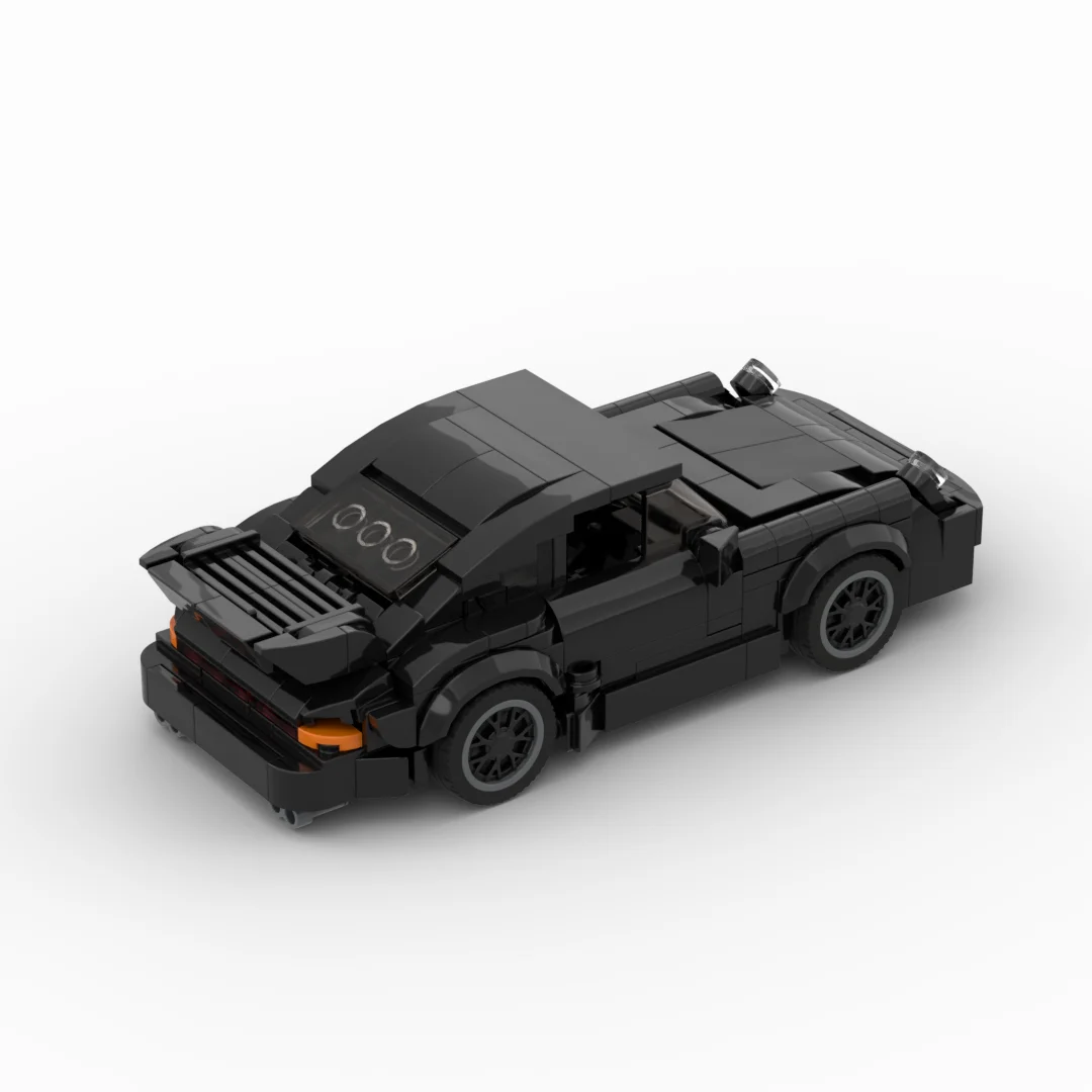 Bird (930) MOC-Black Turbo гоночный спортивный автомобиль скоростной чемпион гонщик