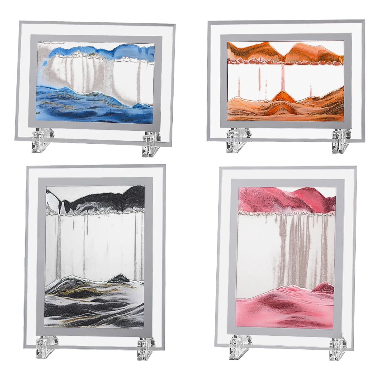 

Художественное изображение, динамический бегущий песок, природный пейзаж, 3D песочный пейзаж