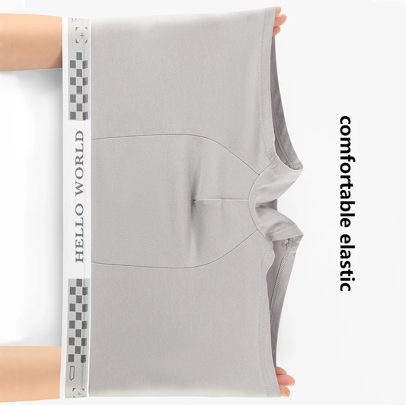 X-SNKER 4pcs Pure Cotton Men's Underwear Graphene Antibacterial Shorts Cuecas Boxers Sexy Para Hombre Underpants Panties