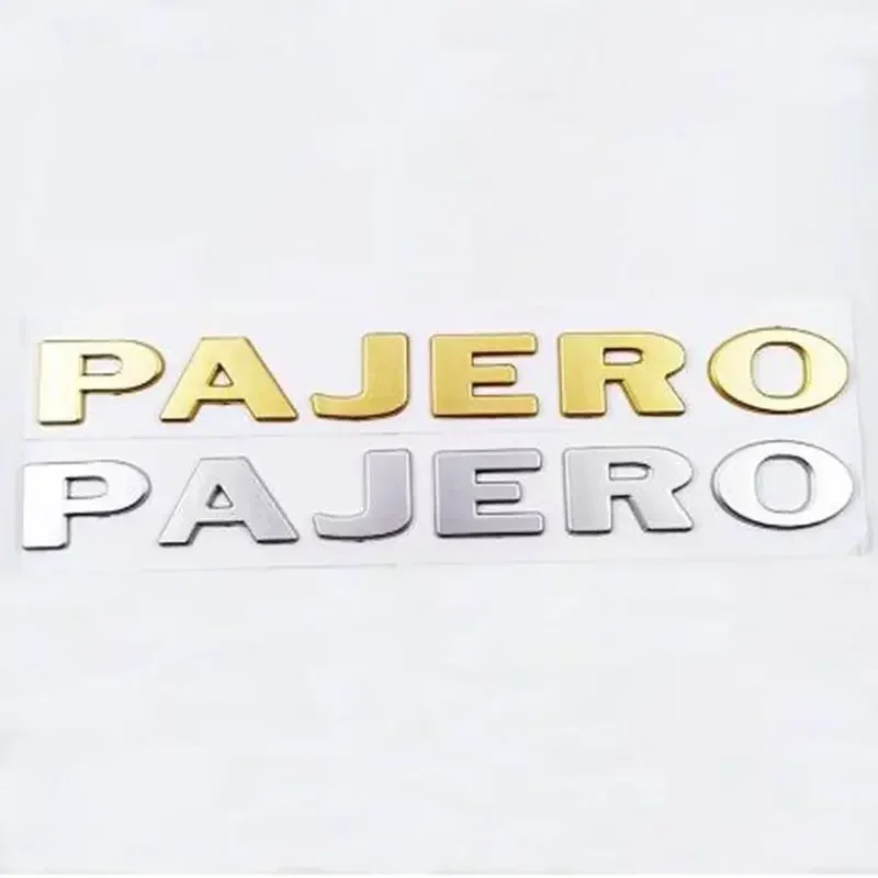 

ABS PAJERO буквенный значок автомобиля наклейка задний багажник эмблема наклейка для Mitsubishi V31 V32 V33 V43 украшения аксессуары