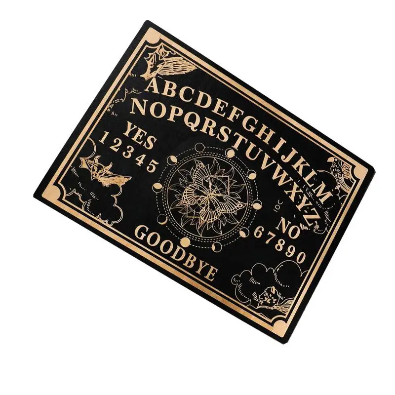 

12inch Wooden Divination Pendulum Board Board Ouija Board Metaphysical Message Witch's Pendulum Board Kit
