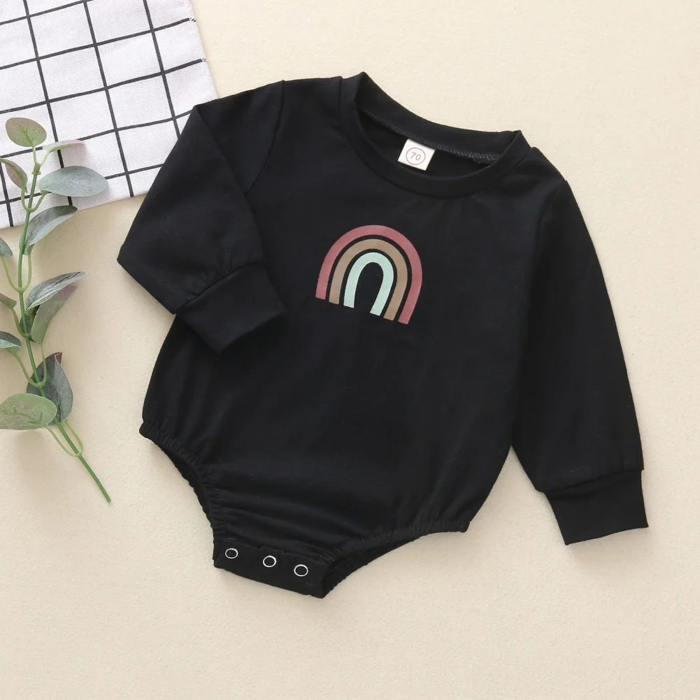 

Детское хлопковое боди с длинным рукавом, на возраст 0-24 месяца