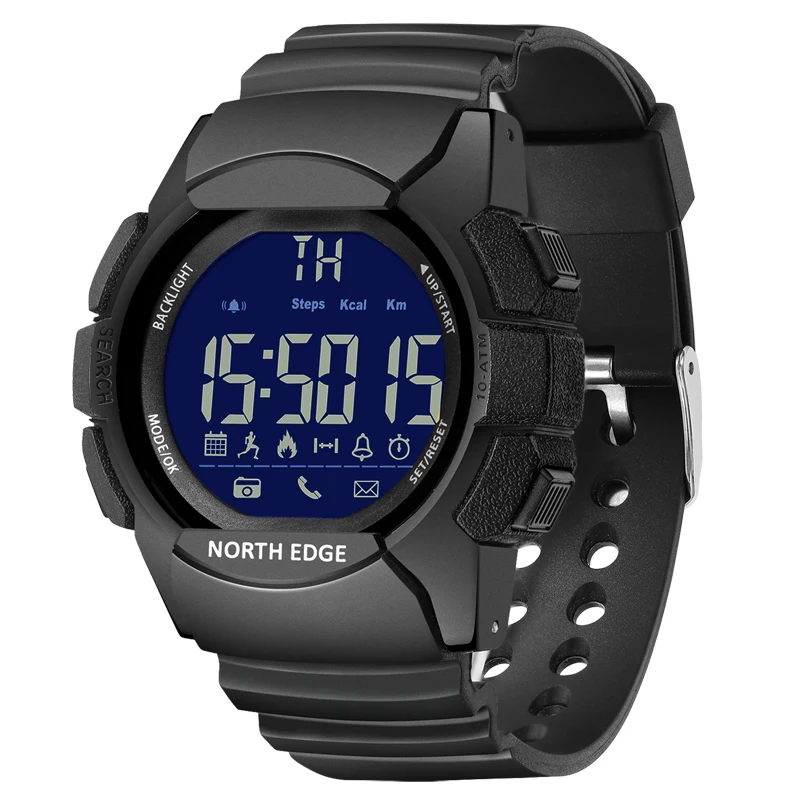

NORTH EDGE AK Digital Watch Sport Men Watches Electronic LED Wrist Watch For Android Fitness Clock Female Male Wristwatch