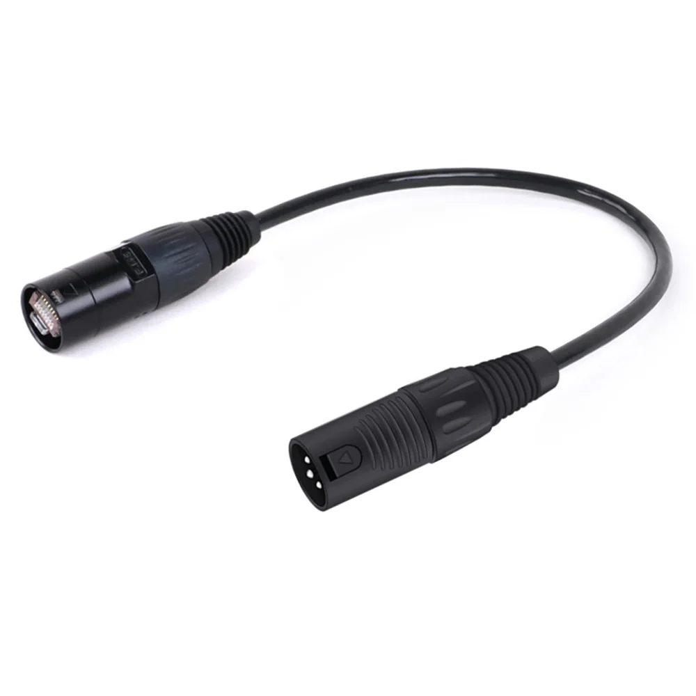 Кабель-переходник XLR к RJ45 пластиковый корпус 3-контактный удлинительный кабель