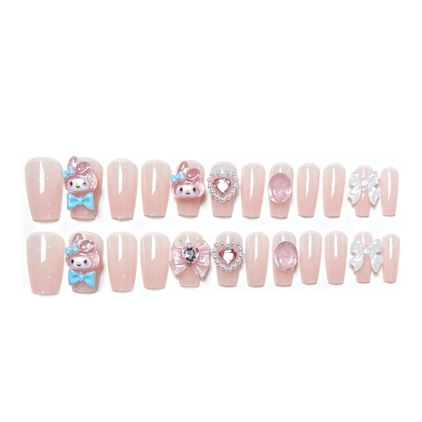 MINISO Dopamine Beauty Girl Kawai Yimei Leti, милый трехмерный мультфильм, очаровательный шарм ручной работы для ногтей, вечерние сестры, подруги (art.: 3920ce7f1100e) - 3920ce7f1100e