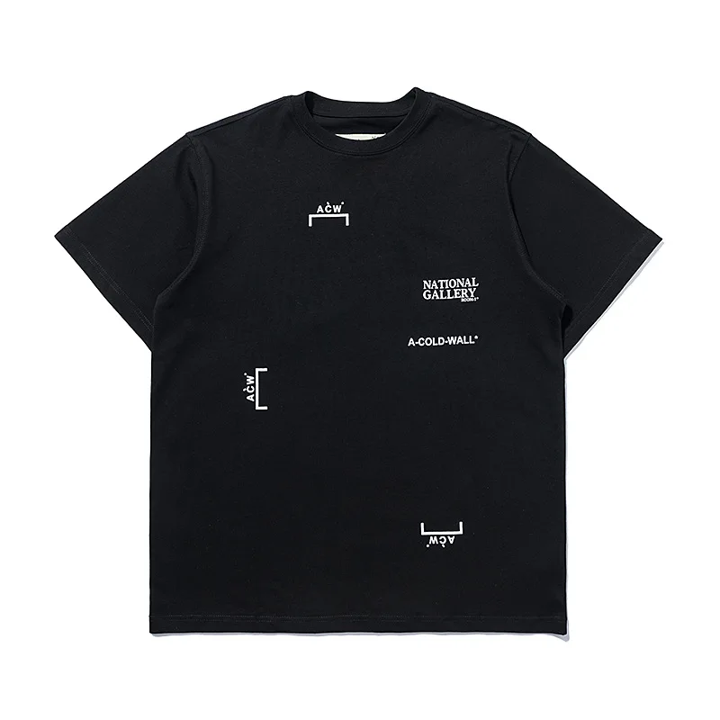 

New Arrived A-COLD-WALL T Shirts Men Women 2021 Top Quality Cotton Classic LOGO Printing Graffiti ACW Tees