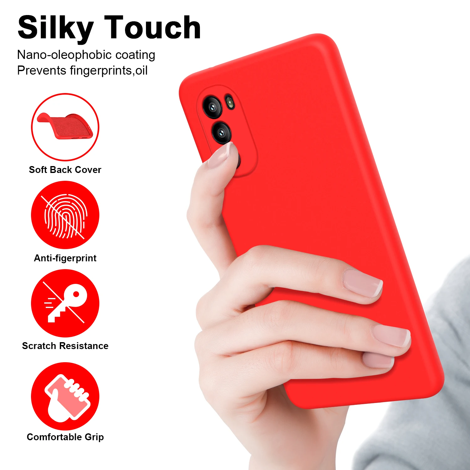 

Silicone Case For Motorola G52 2022 G80 G71S Case Liquid Cover Coque G52 G80 G71S Case Soft Silicone Cover