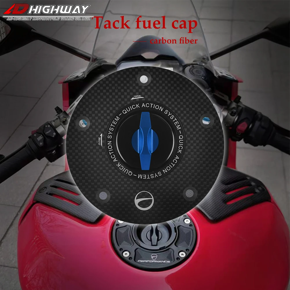 

Carbon Fiber Motorcycle Accessories Quick Release Key Fuel Tank Gas Oil Cap Cover for SUZUKI GSX250R GSX 250R 2017-2020