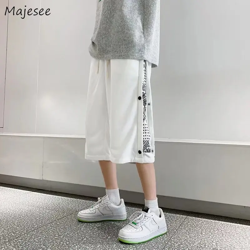 

Casual Pants Summer Design Baggy S-3XL Hip Hop Side Striped Teens Handsome Popular Ulzzang European Japanese Thin All-match Ins